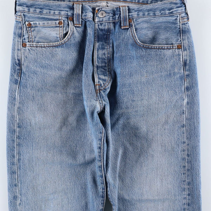 Levi's 501 Euro model straight denim pants for men, size W34 cotton blue type Vintage Second Hand