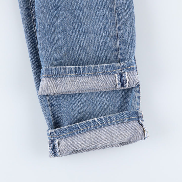 Levi's 501 Euro model straight denim pants for men, size W34 cotton blue type Vintage Second Hand