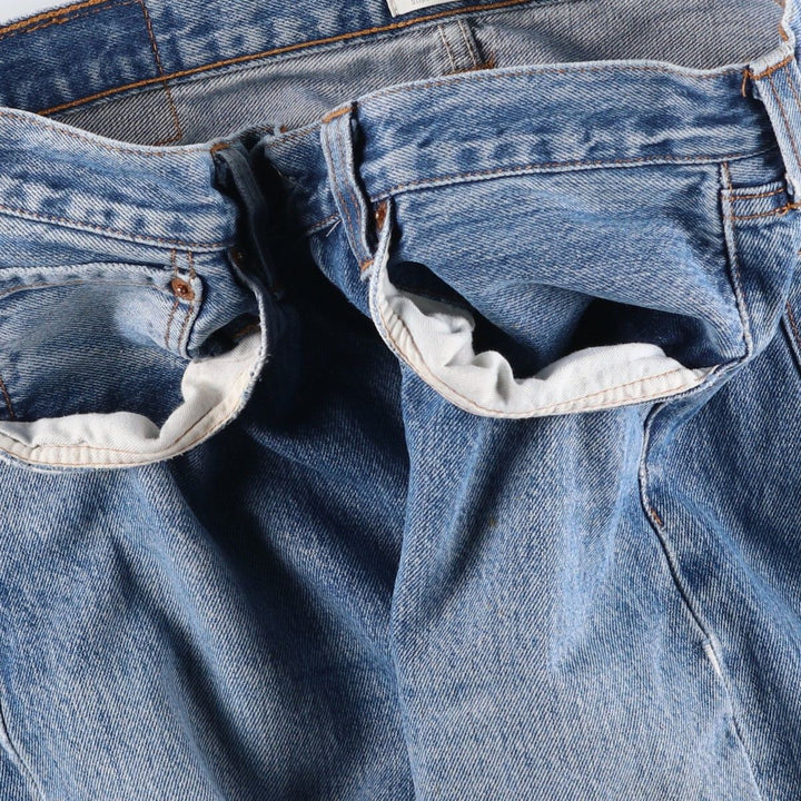 Levi's 501 Euro model straight denim pants for men, size W34 cotton blue type Vintage Second Hand