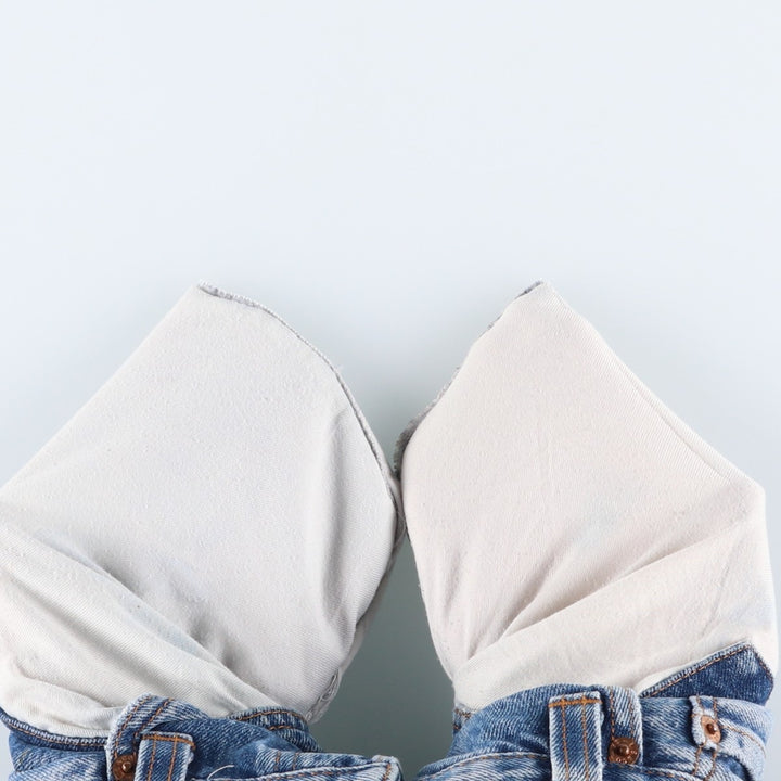 Levi's 501 Euro model straight denim pants for men, size W34 cotton blue type Vintage Second Hand