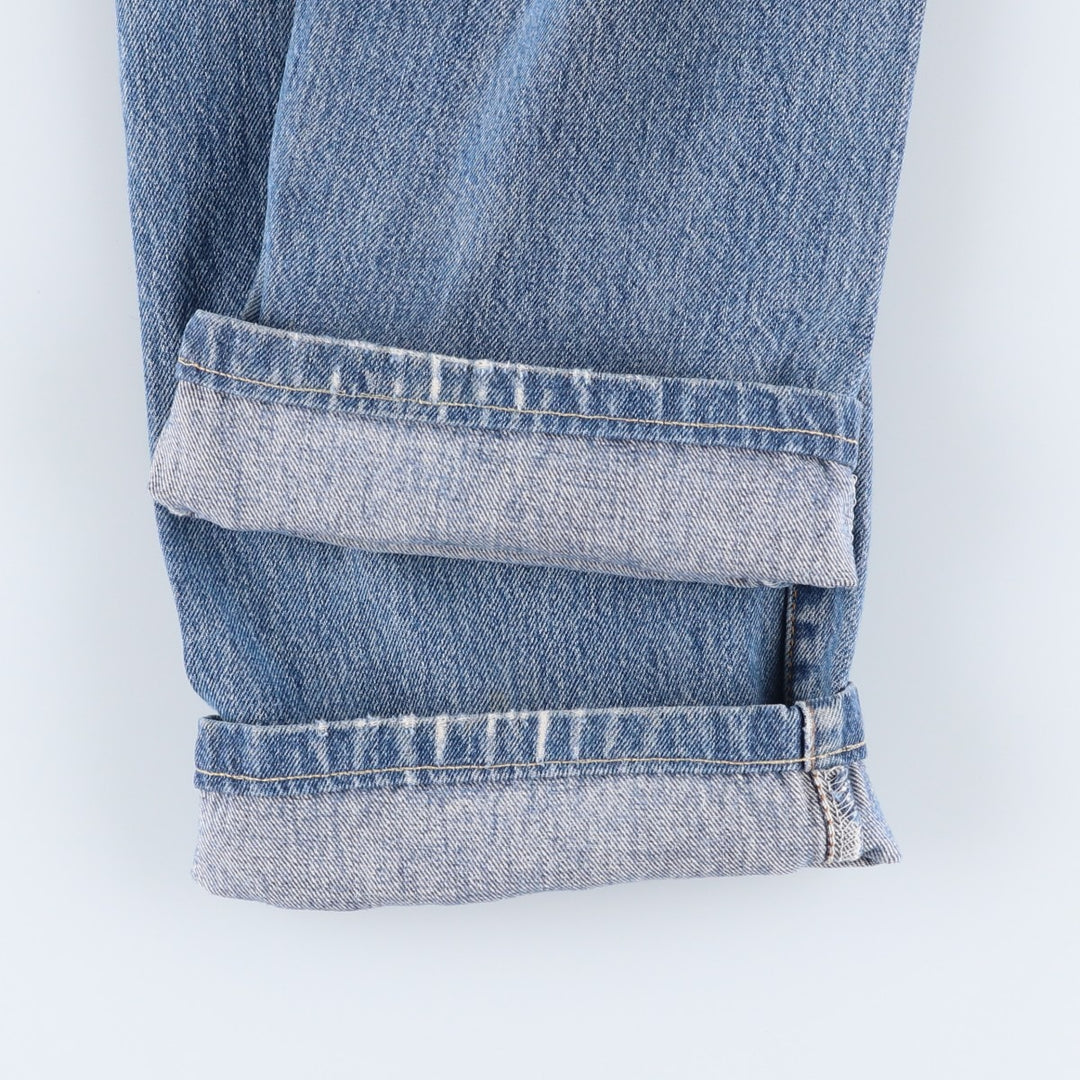 Levi's 501 Euro model straight denim pants for men, size W34 cotton blue type Vintage Second Hand