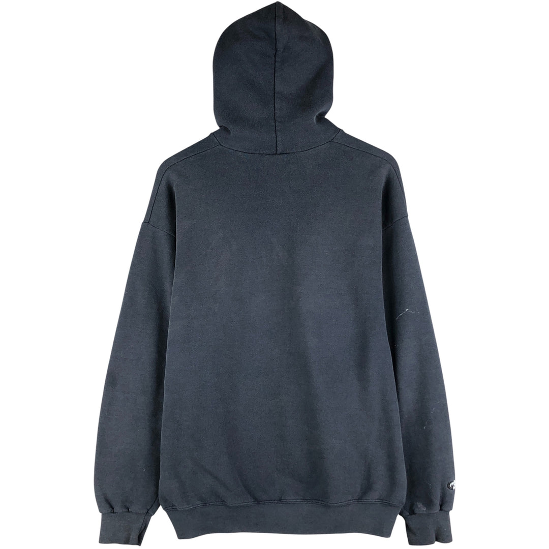 Vintage Lee Gallagher Advertising Sweatshirt Pullover Hoodie (Men's Size L) from the 1990'S to 2000s unclear navy blue type Vintage Second Hand