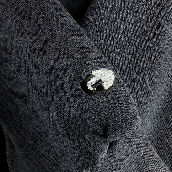 Vintage Lee Gallagher Advertising Sweatshirt Pullover Hoodie (Men's Size L) from the 1990'S to 2000s unclear navy blue type Vintage Second Hand