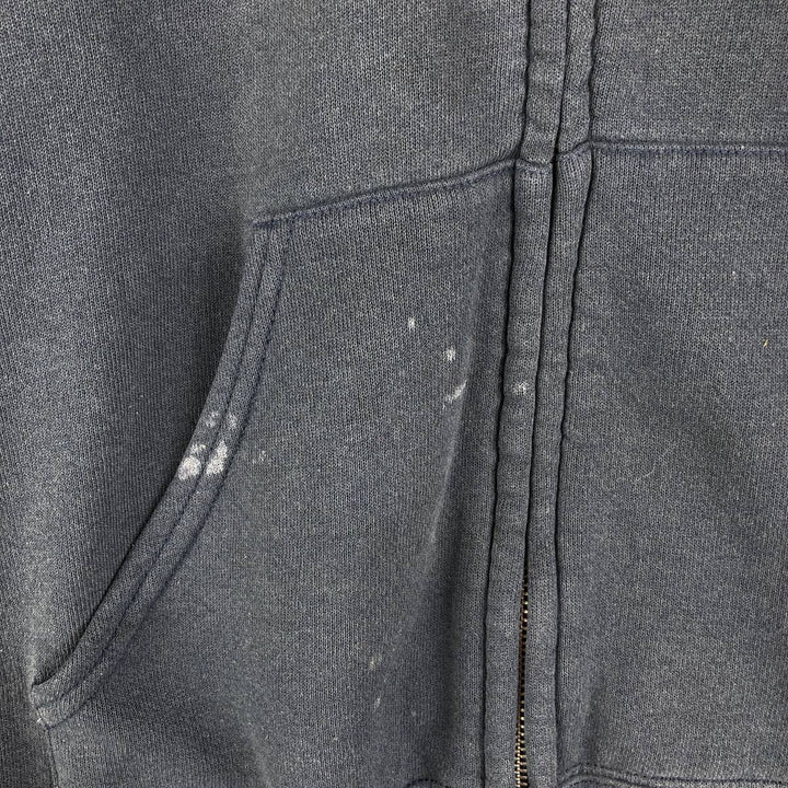 Vintage Lee Gallagher Advertising Sweatshirt Pullover Hoodie (Men's Size L) from the 1990'S to 2000s unclear navy blue type Vintage Second Hand