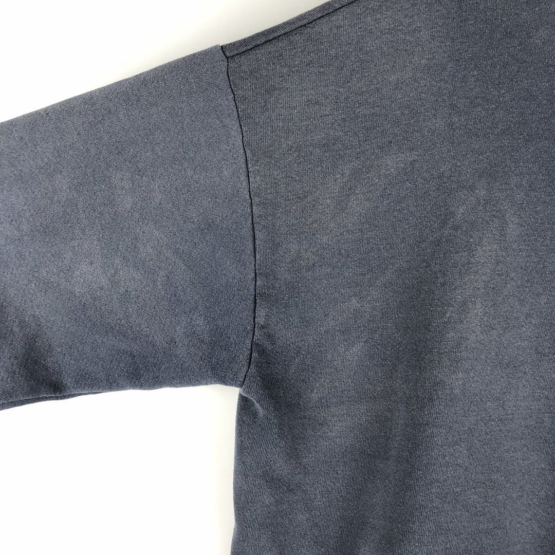 Vintage Lee Gallagher Advertising Sweatshirt Pullover Hoodie (Men's Size L) from the 1990'S to 2000s unclear navy blue type Vintage Second Hand