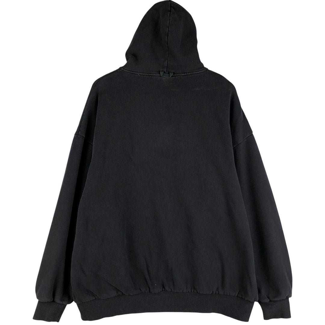 Dickies Full-Zip Hoodie (Men's, Size XXXL) cotton black type Vintage Second Hand