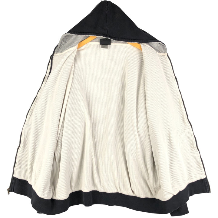 Dickies Full-Zip Hoodie (Men's, Size XXXL) cotton black type Vintage Second Hand