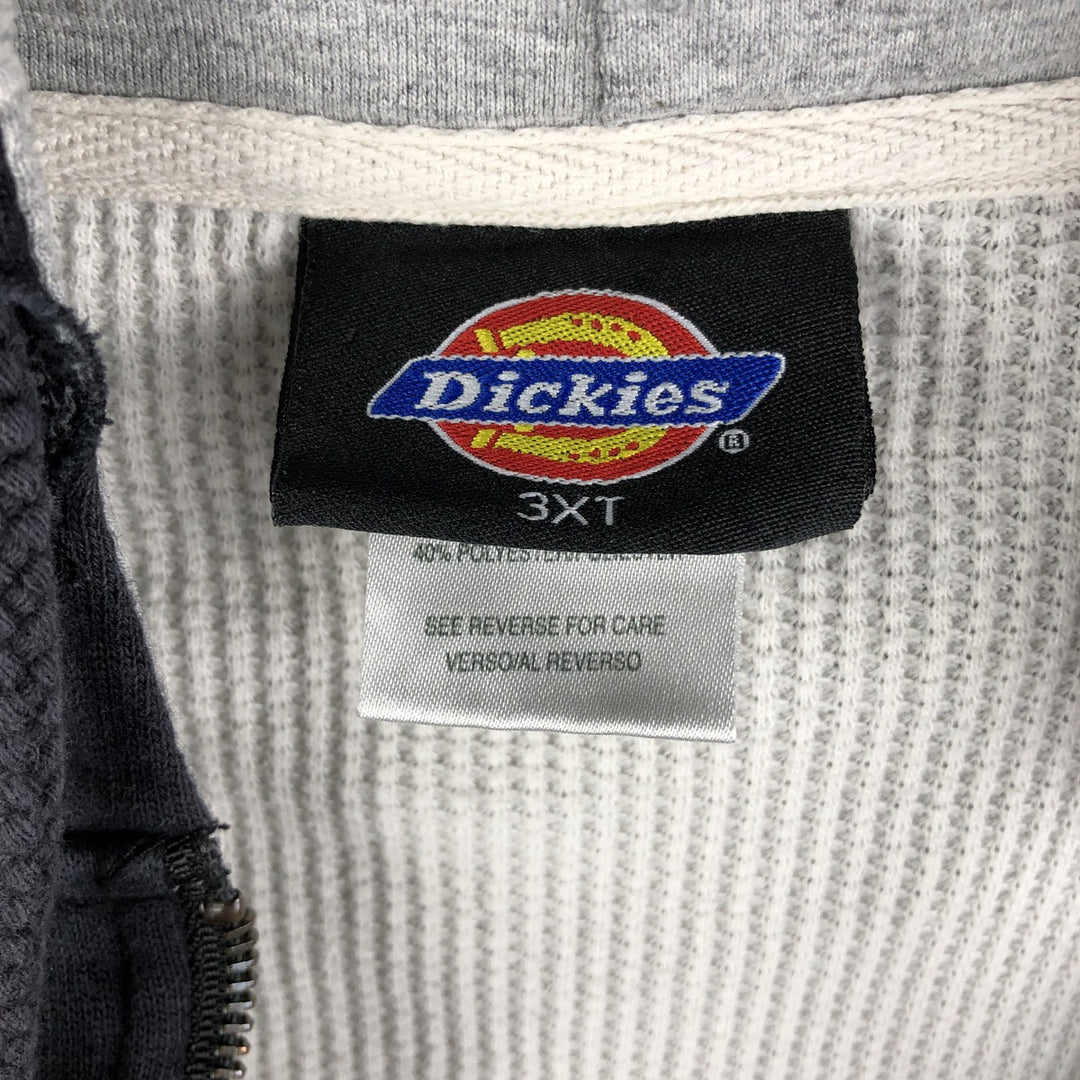 Dickies Full-Zip Hoodie (Men's, Size XXXL) cotton black type Vintage Second Hand