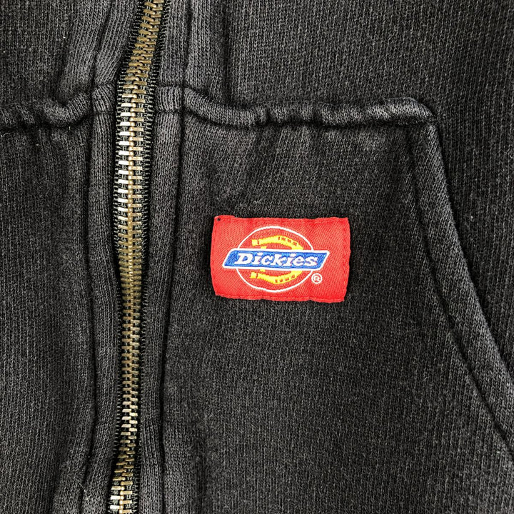 Dickies Full-Zip Hoodie (Men's, Size XXXL) cotton black type Vintage Second Hand