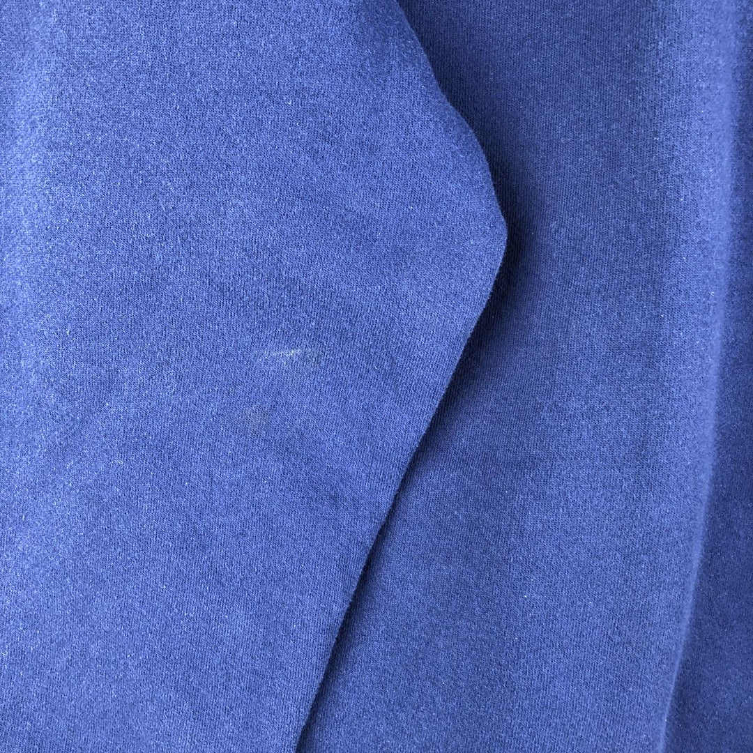 Vintage Lee plain blank sweatshirt/hoodie from the 90s-00s, men's size XL cotton blue type Vintage Second Hand