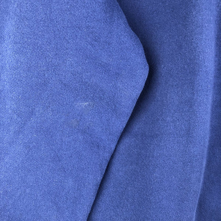 Vintage Lee plain blank sweatshirt/hoodie from the 90s-00s, men's size XL cotton blue type Vintage Second Hand