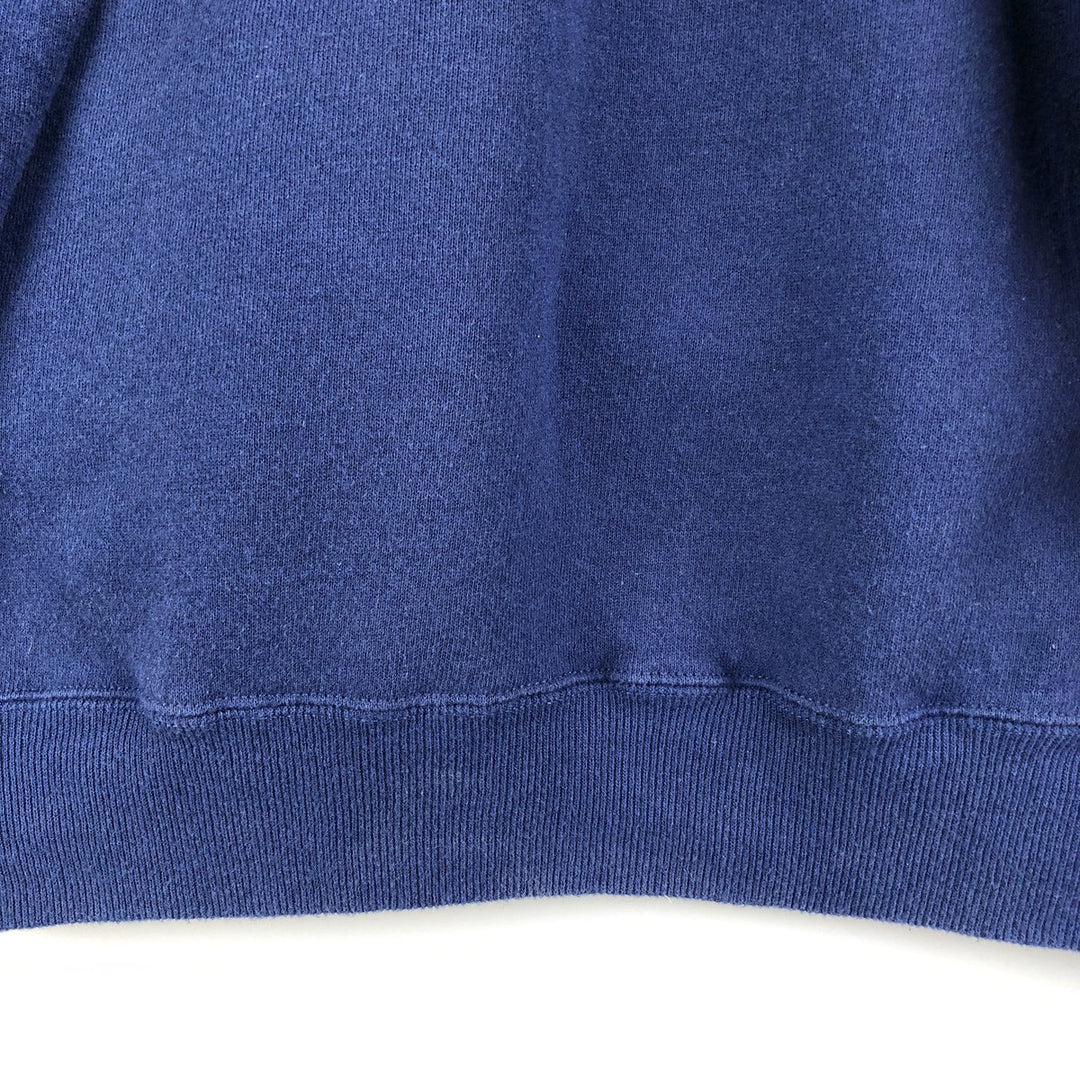 Vintage Lee plain blank sweatshirt/hoodie from the 90s-00s, men's size XL cotton blue type Vintage Second Hand