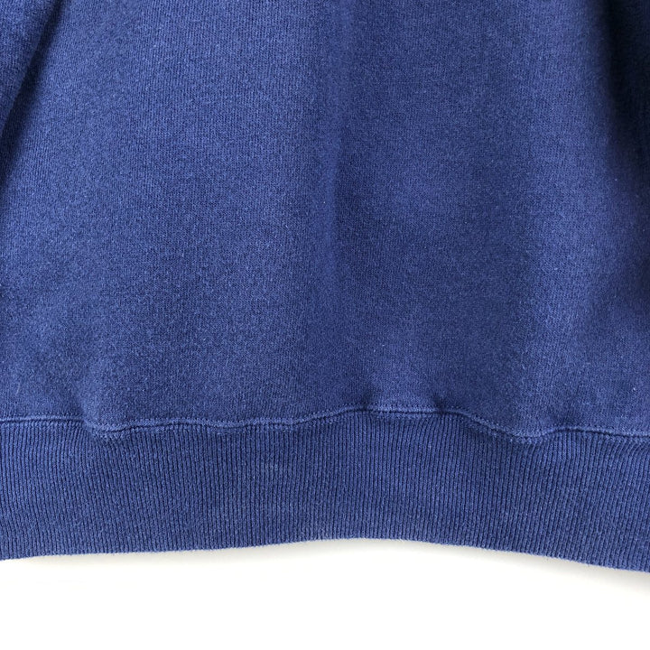 Vintage Lee plain blank sweatshirt/hoodie from the 90s-00s, men's size XL cotton blue type Vintage Second Hand