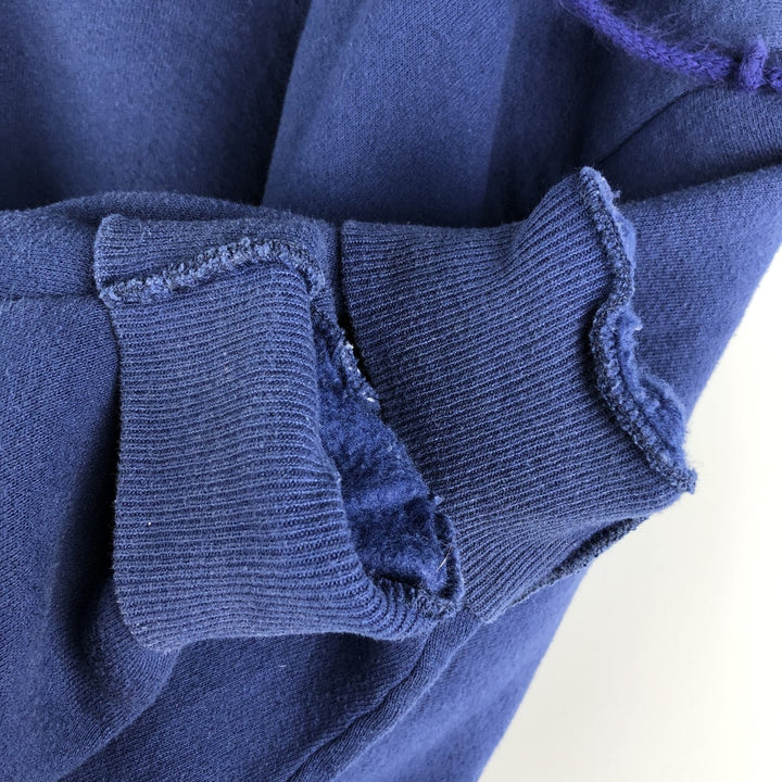 Vintage Lee plain blank sweatshirt/hoodie from the 90s-00s, men's size XL cotton blue type Vintage Second Hand