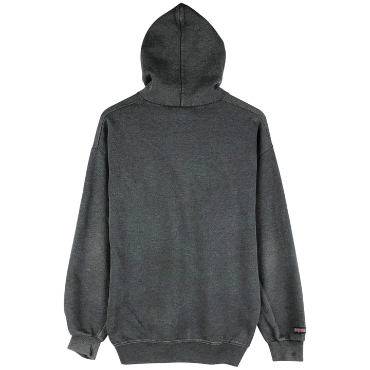 Jansport Harvard University College Sweatshirt Full-Zip Hoodie, Men's Size L unclear Charcoal Vintage Second Hand