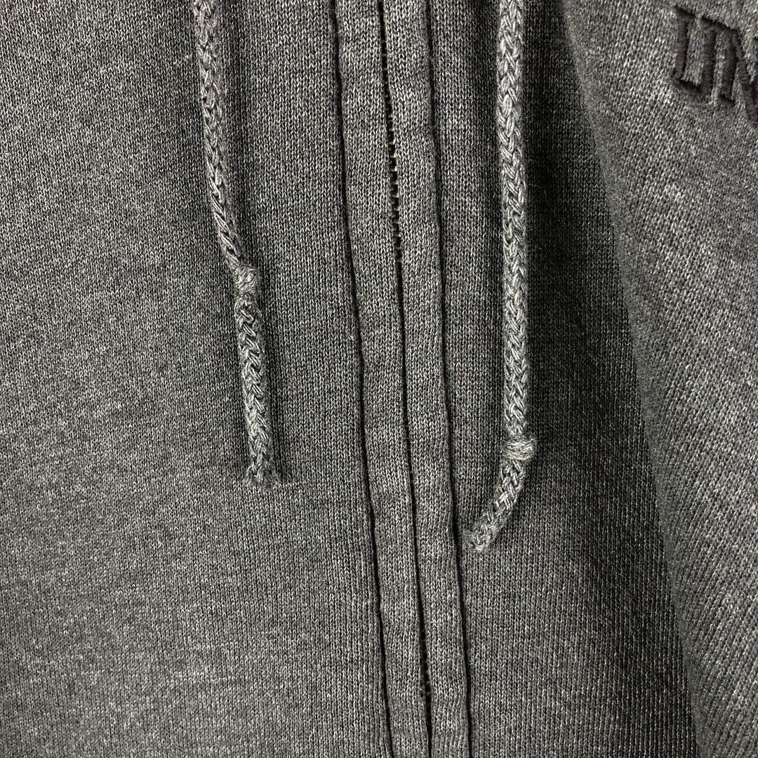 Jansport Harvard University College Sweatshirt Full-Zip Hoodie, Men's Size L unclear Charcoal Vintage Second Hand