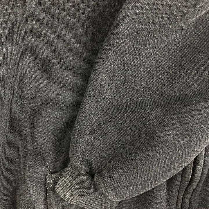Jansport Harvard University College Sweatshirt Full-Zip Hoodie, Men's Size L unclear Charcoal Vintage Second Hand