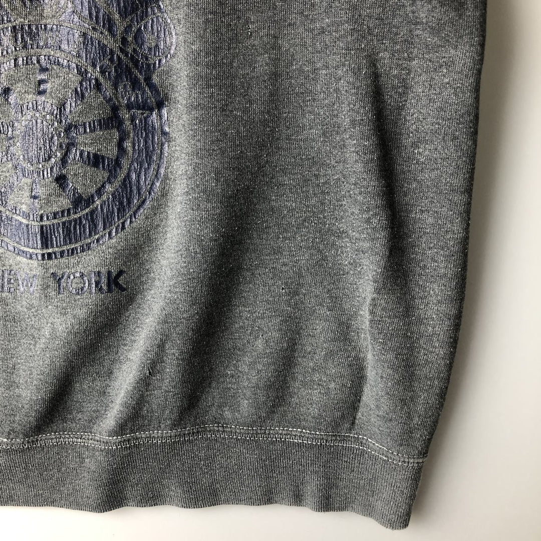 Vintage 1980'S BW horse print sweatshirt, size L, men's unclear gray type Vintage Second Hand