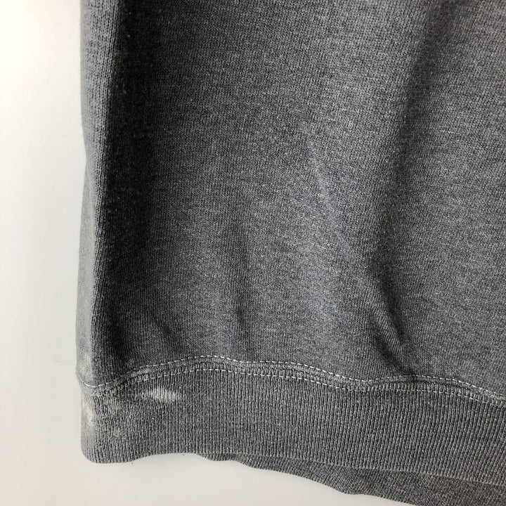 Vintage 1980'S BW horse print sweatshirt, size L, men's unclear gray type Vintage Second Hand