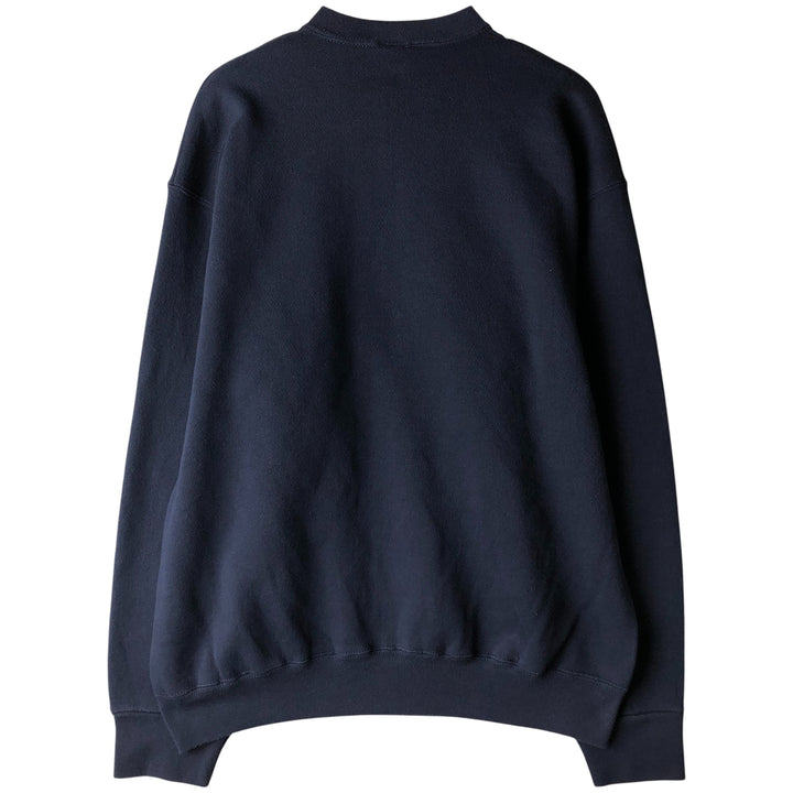 Vintage Tultex message print sweatshirt, made in the USA, men's size XL. cotton navy blue type Vintage Second Hand