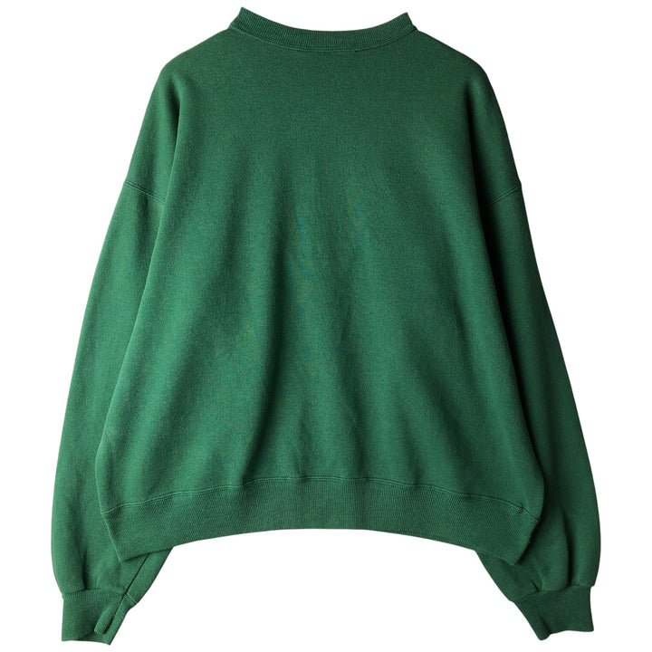 2000'S Hanes sweatshirt, men's size XL cotton Green type dark green Vintage Second Hand