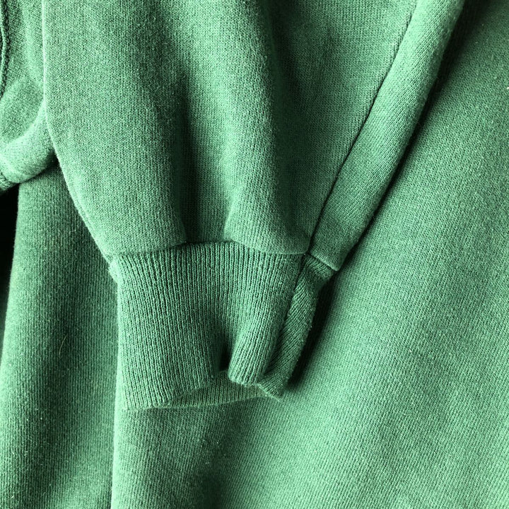 2000'S Hanes sweatshirt, men's size XL cotton Green type dark green Vintage Second Hand