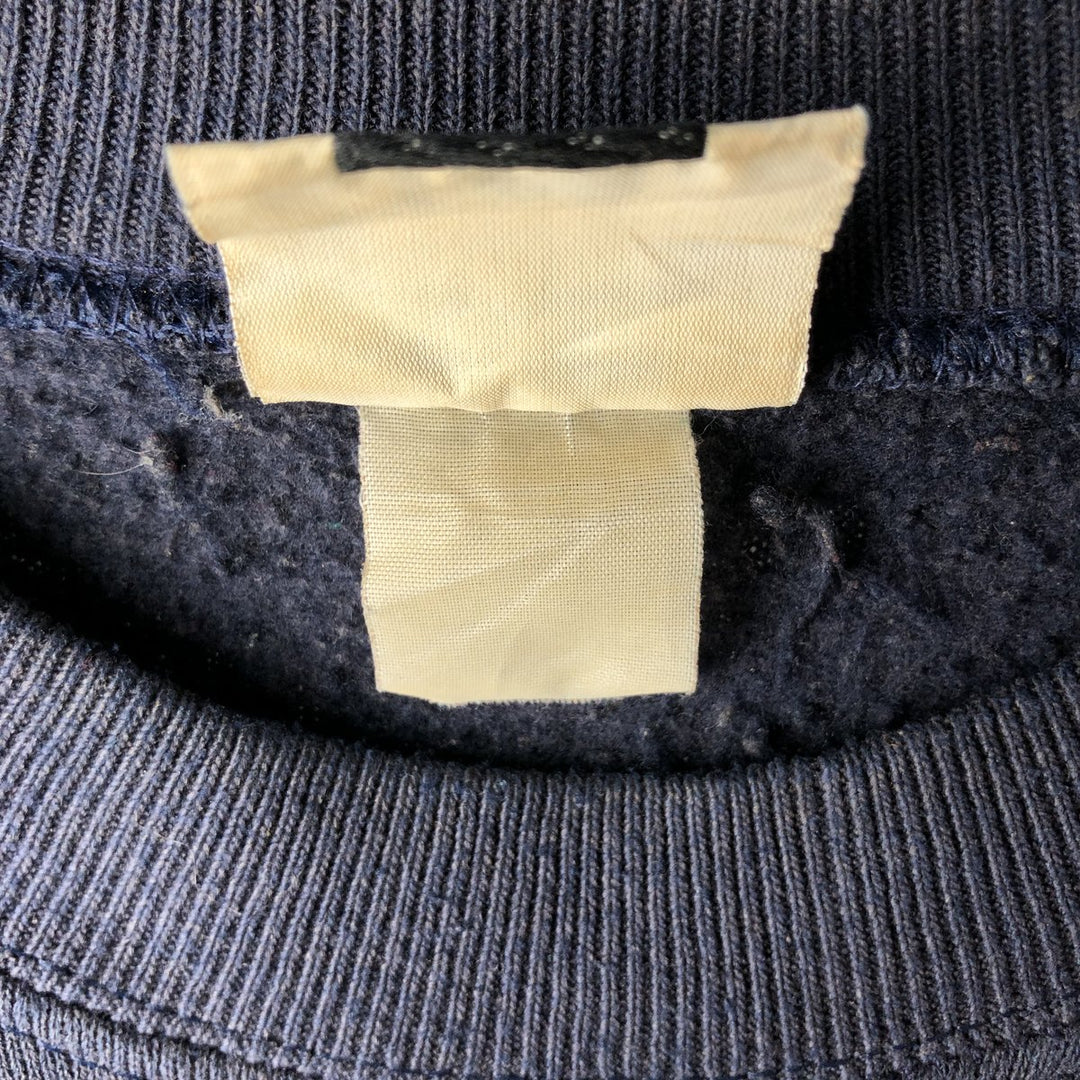 90'S Lee snake print sweatshirt with python and skull print, made in the USA, size L. unclear navy blue type Vintage Second Hand