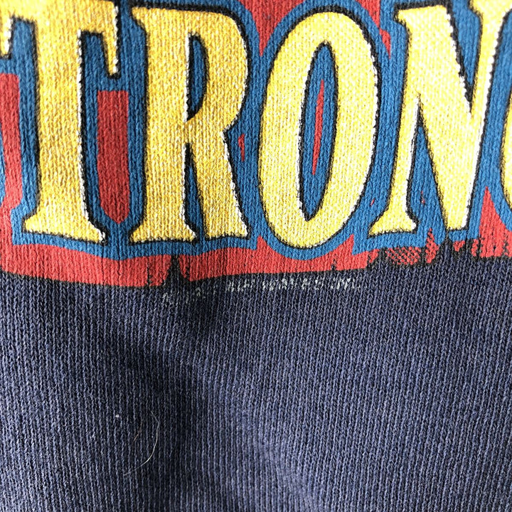 90'S Lee snake print sweatshirt with python and skull print, made in the USA, size L. unclear navy blue type Vintage Second Hand