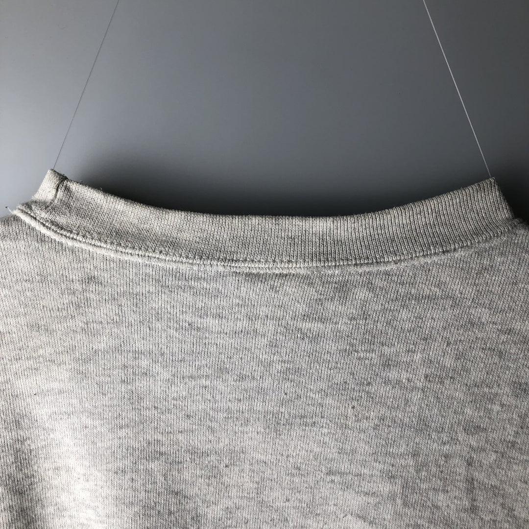 2000'S Lee Dog Print Sweatshirt, Men's Size L cotton gray type Vintage Second Hand