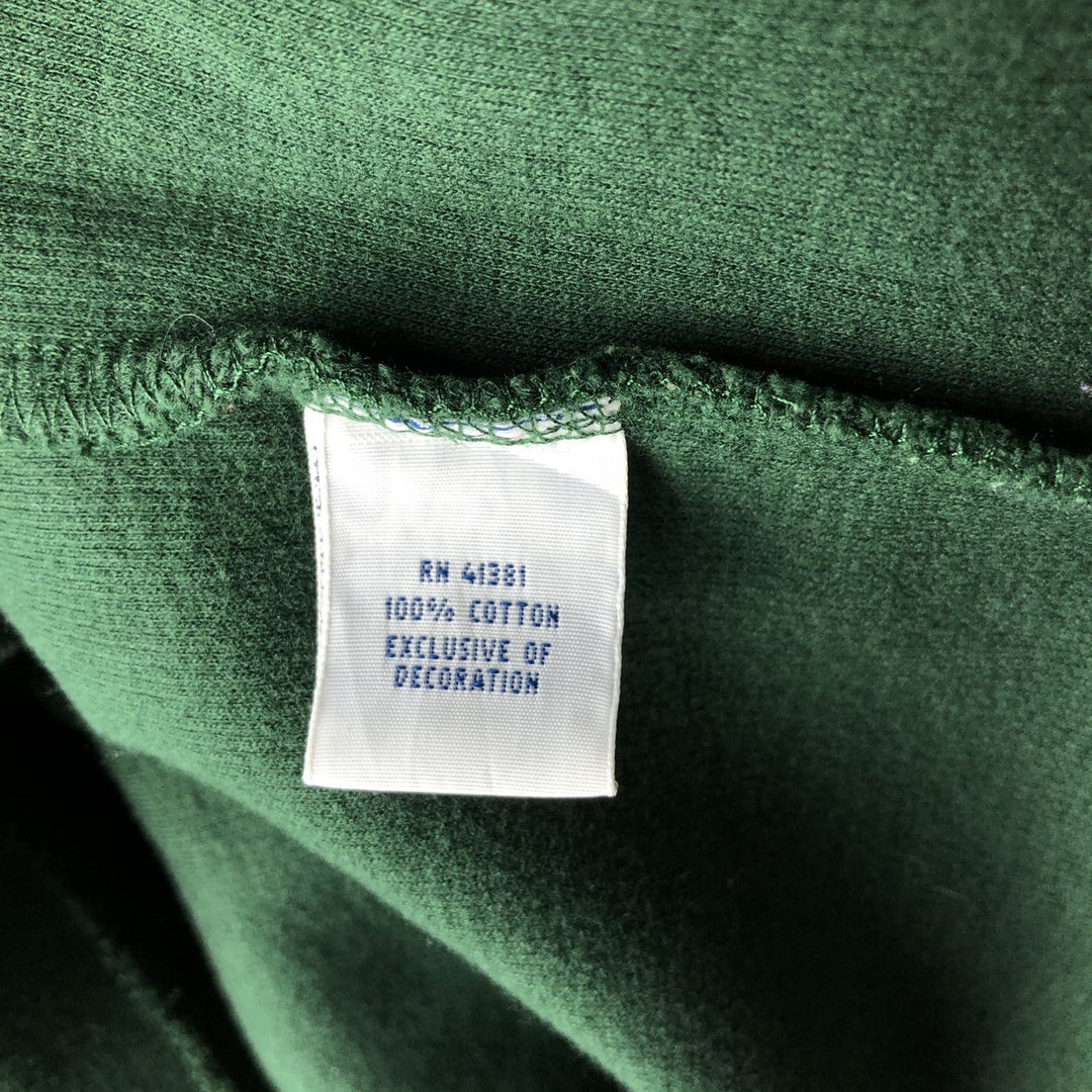 Ralph Lauren POLO RALPH LAUREN Half-zip sweatshirt, sweatshirt, men's size L cotton Green type dark green Vintage Second Hand