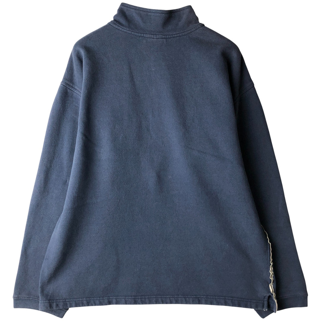 Vintage 90'S Reebok Half-Zip Sweatshirt, Men's Size L cotton Blue type light blue Vintage Second Hand