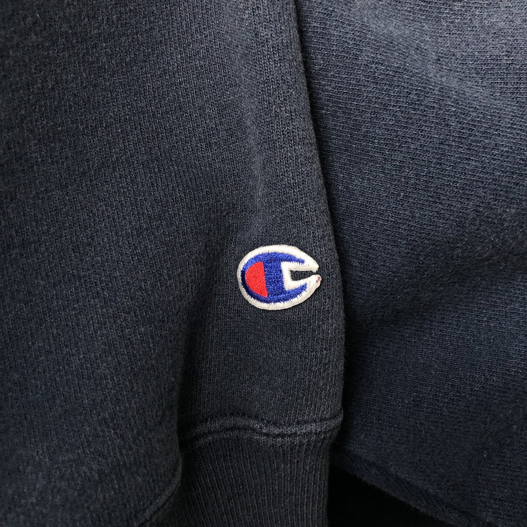 Vintage 90'S Champion Reverse Weave pullover sweatshirt, size L, men's cotton navy blue type Vintage Second Hand