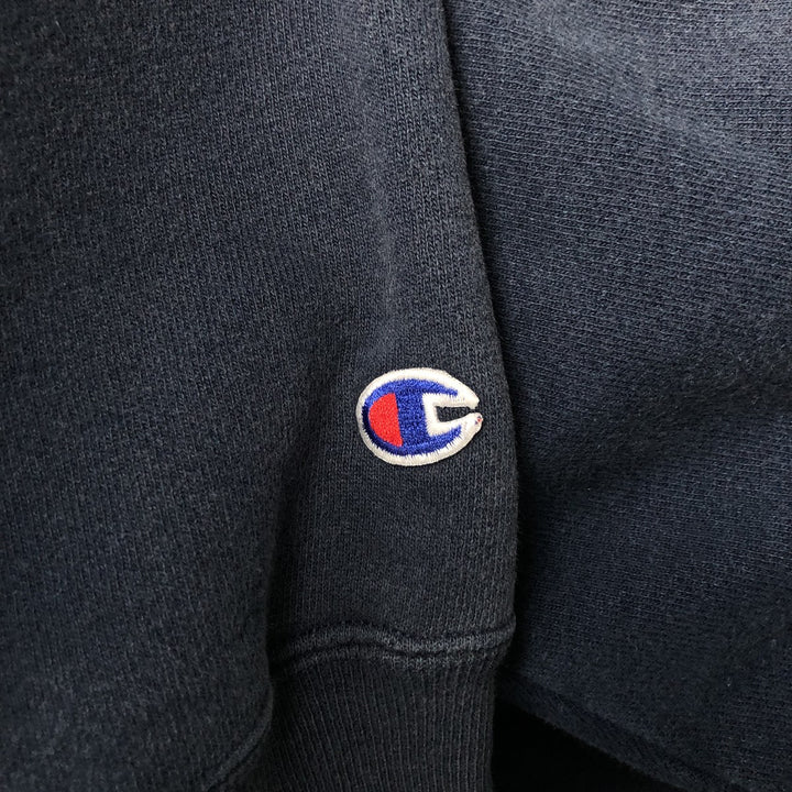 Vintage 90'S Champion Reverse Weave pullover sweatshirt, size L, men's cotton navy blue type Vintage Second Hand
