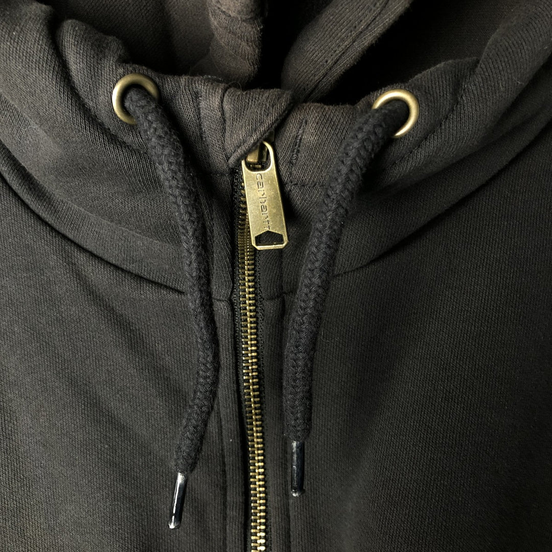 Carhartt Loose Fit Sweat Full Zip Hoodie, Men's XL cotton black type Vintage Second Hand