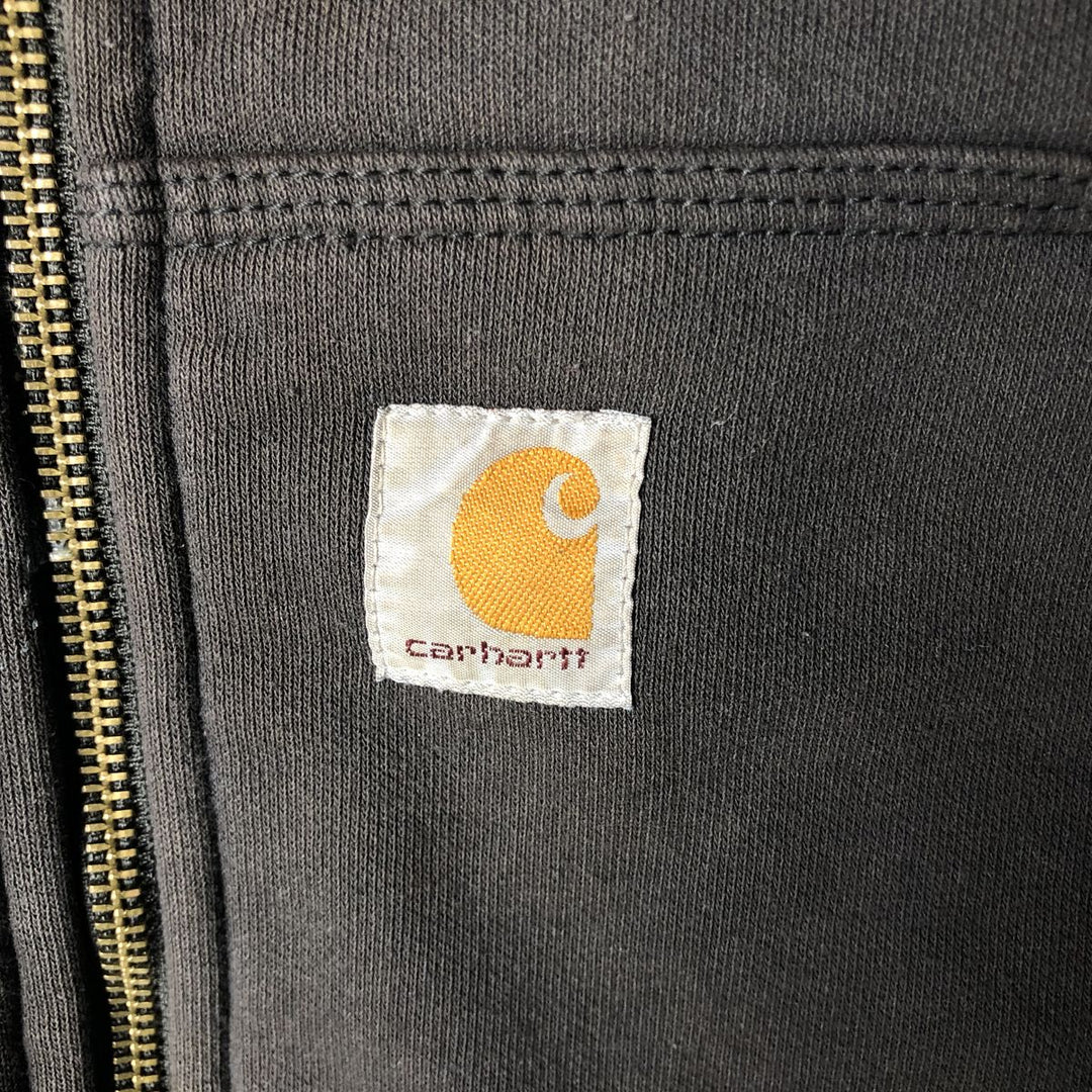 Carhartt Loose Fit Sweat Full Zip Hoodie, Men's XL cotton black type Vintage Second Hand