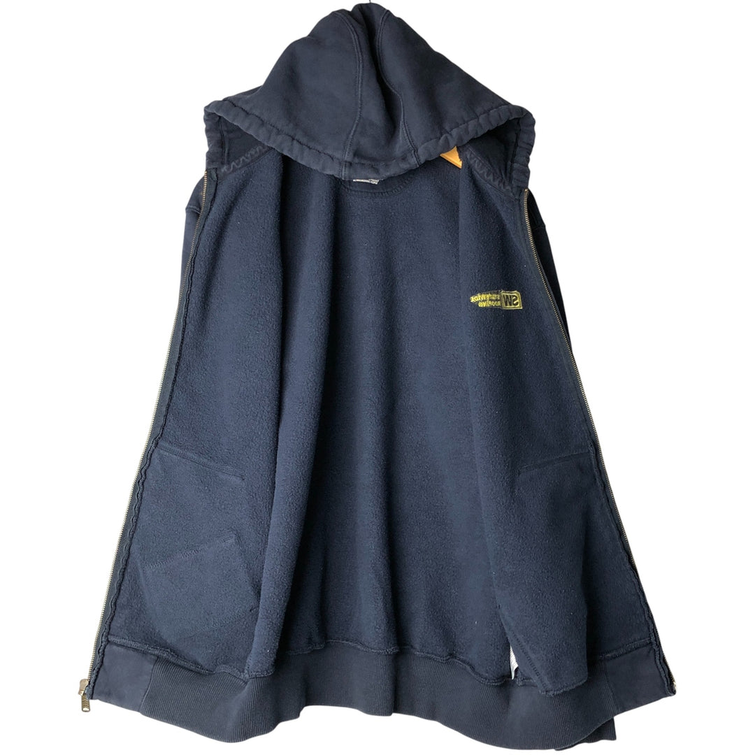 Carhartt Loose Fit Full-Zip Sweatshirt, Men's Size M cotton navy blue type Vintage Second Hand