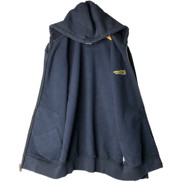 Carhartt Loose Fit Full-Zip Sweatshirt, Men's Size M cotton navy blue type Vintage Second Hand