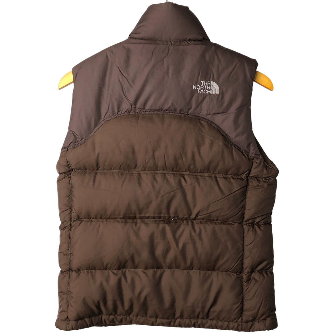 The North Face 700 Fill Power Goose Down Vest, Women's Size XS Nylon brown type Vintage Second Hand