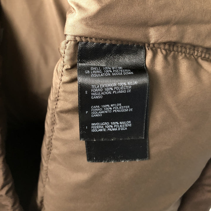 The North Face 700 Fill Power Goose Down Vest, Women's Size XS Nylon brown type Vintage Second Hand