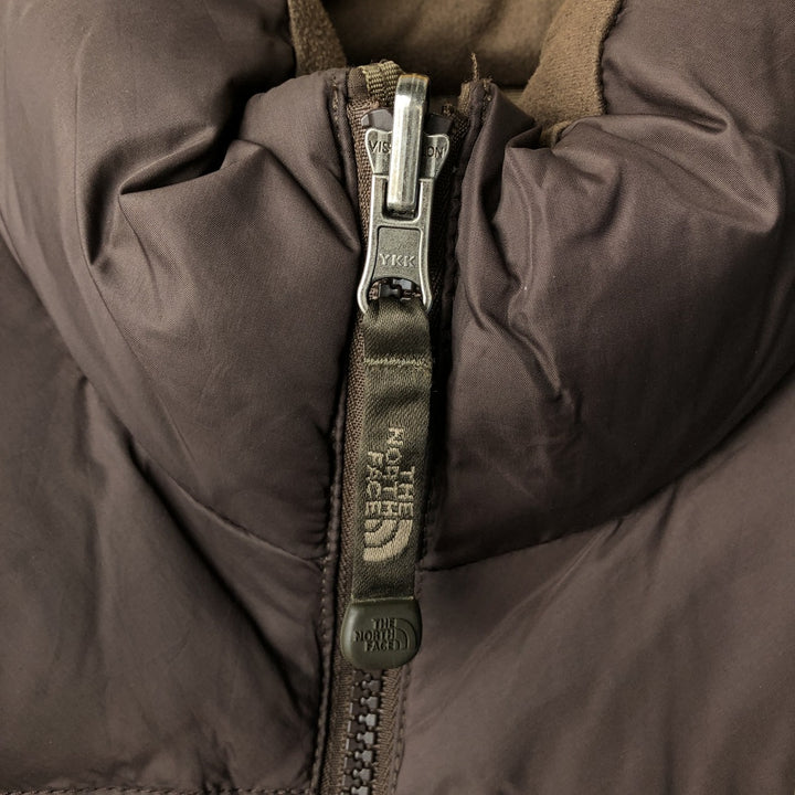 The North Face 700 Fill Power Goose Down Vest, Women's Size XS Nylon brown type Vintage Second Hand