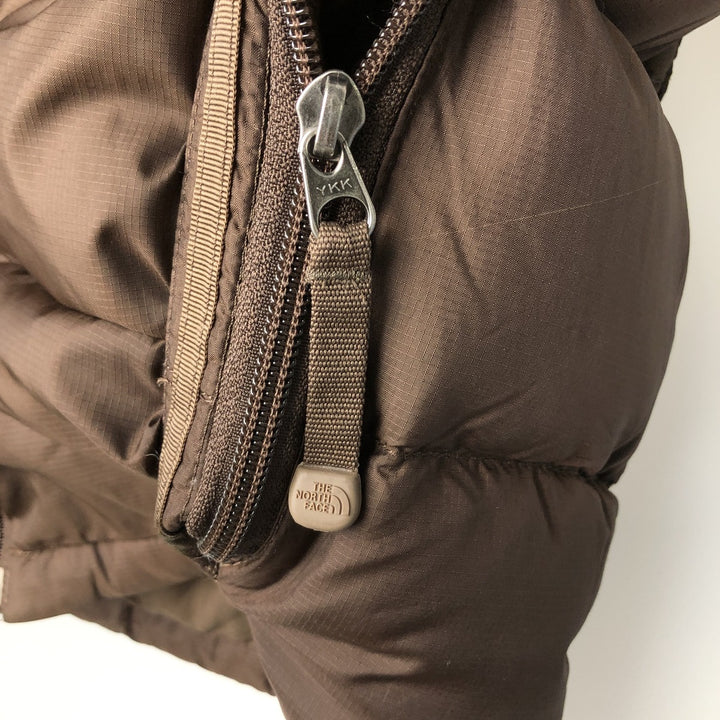 The North Face 700 Fill Power Goose Down Vest, Women's Size XS Nylon brown type Vintage Second Hand