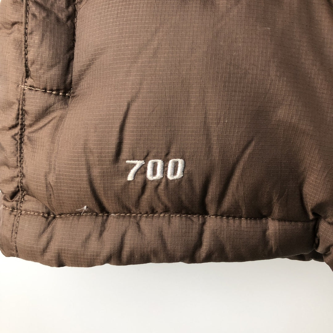 The North Face 700 Fill Power Goose Down Vest, Women's Size XS Nylon brown type Vintage Second Hand