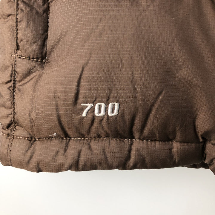 The North Face 700 Fill Power Goose Down Vest, Women's Size XS Nylon brown type Vintage Second Hand