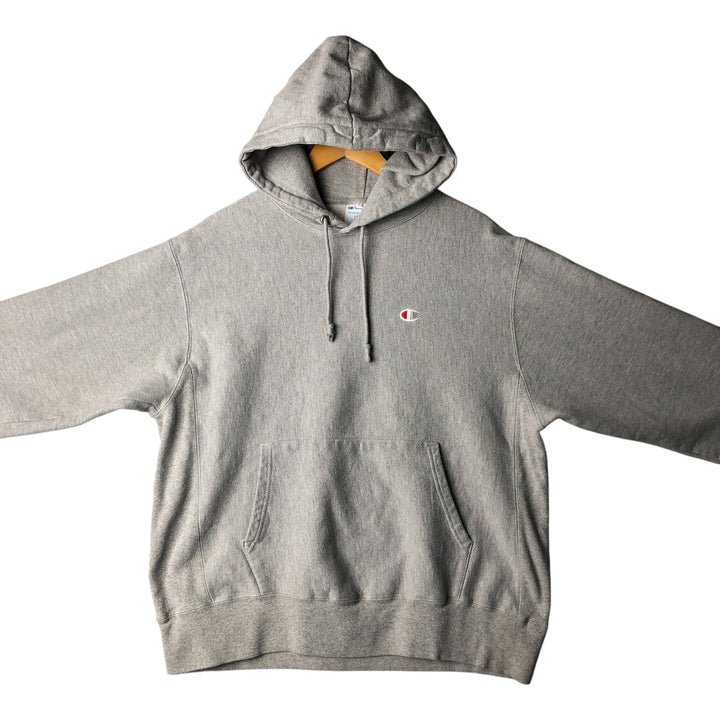 Champion REVERSE WEAVE Reverse Weave Sweat Pullover Hoodie Men's L size cotton gray type Vintage Second Hand