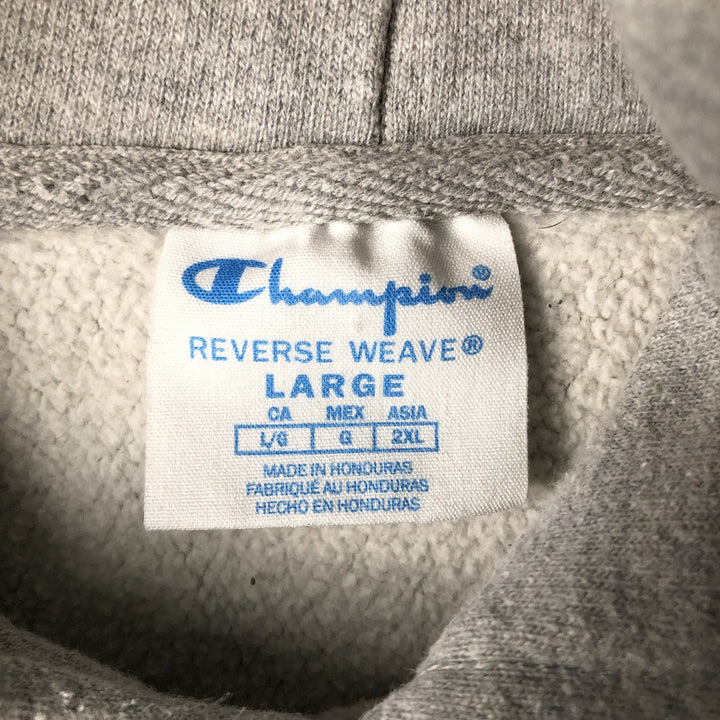 Champion REVERSE WEAVE Reverse Weave Sweat Pullover Hoodie Men's L size cotton gray type Vintage Second Hand