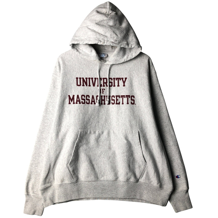 Champion REVERSE WEAVE Reverse Weave College Sweat Pullover Hoodie Men's XL cotton gray type Vintage Second Hand