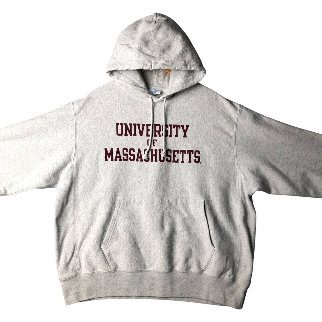 Champion REVERSE WEAVE Reverse Weave College Sweat Pullover Hoodie Men's XL cotton gray type Vintage Second Hand