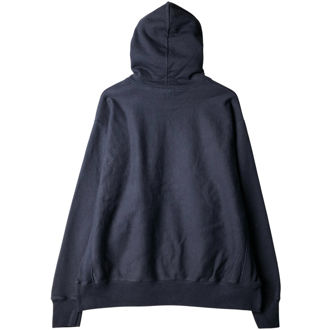 Champion Reverse Weave Reverse Weave Blank Sweatshirt Hoodie, Men's Size XL cotton navy blue type Vintage Second Hand
