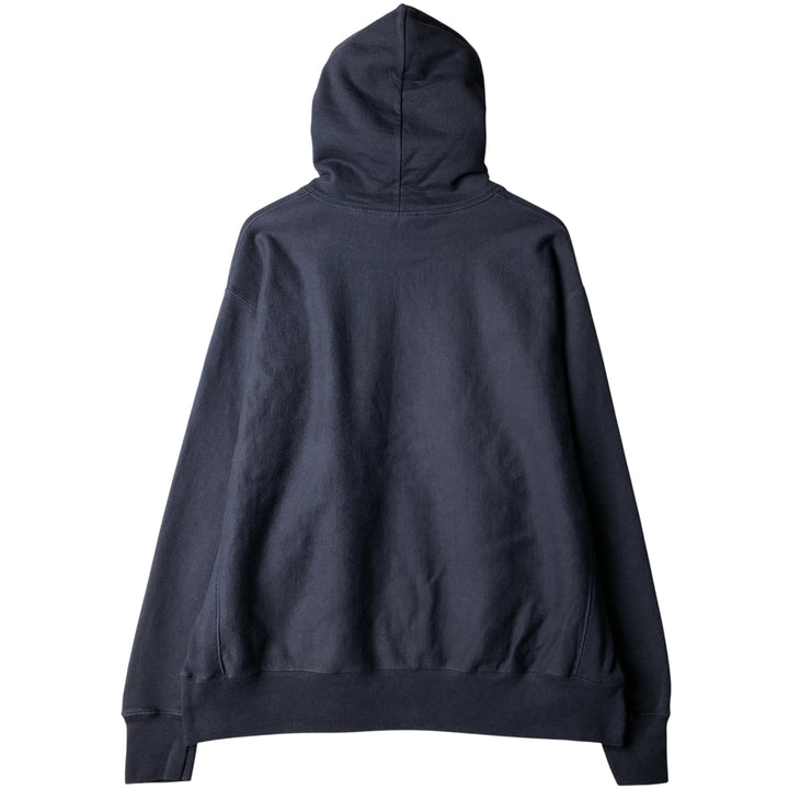 Champion Reverse Weave Reverse Weave Blank Sweatshirt Hoodie, Men's Size XL cotton navy blue type Vintage Second Hand