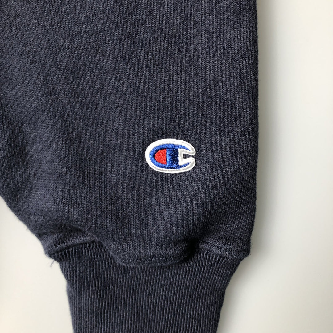 Champion Reverse Weave Reverse Weave Blank Sweatshirt Hoodie, Men's Size XL cotton navy blue type Vintage Second Hand